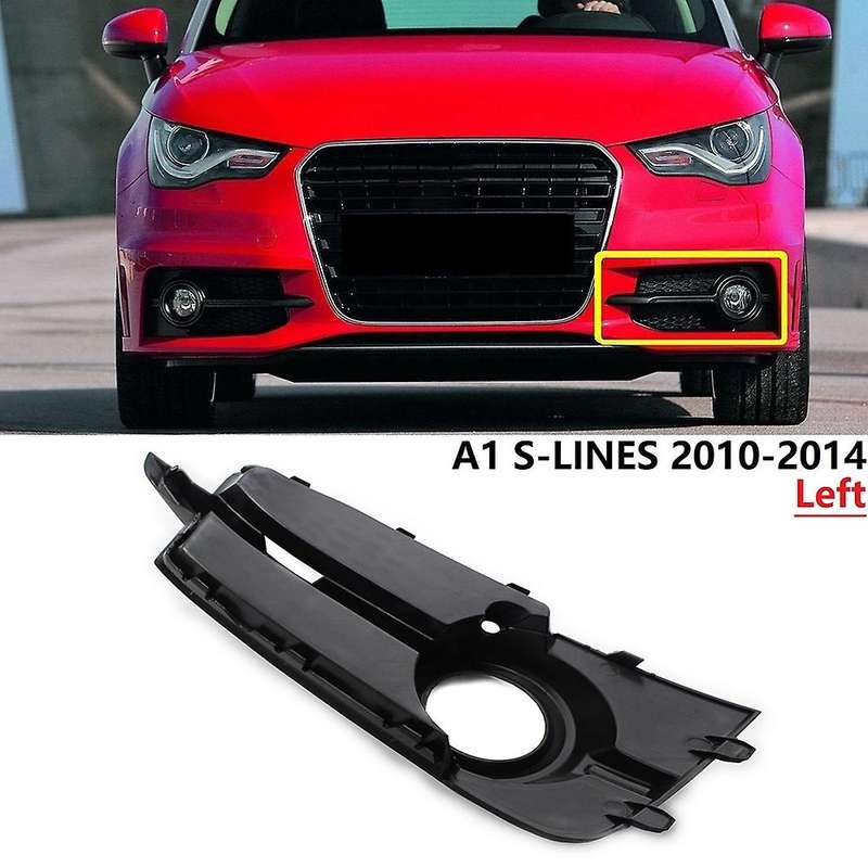 Car Front Left Bumper Fog Light Lamp Grill Grille Honeycomb for - A1 S-LINES 2010-2014 8X0807681B