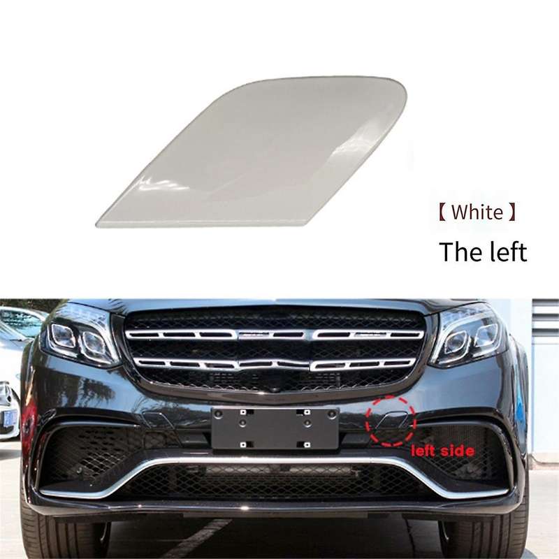 Car Front Left Bumper Towing Hook Cover Tow Hook Cap Painted 2928852922 for - GLS W166 W292 White