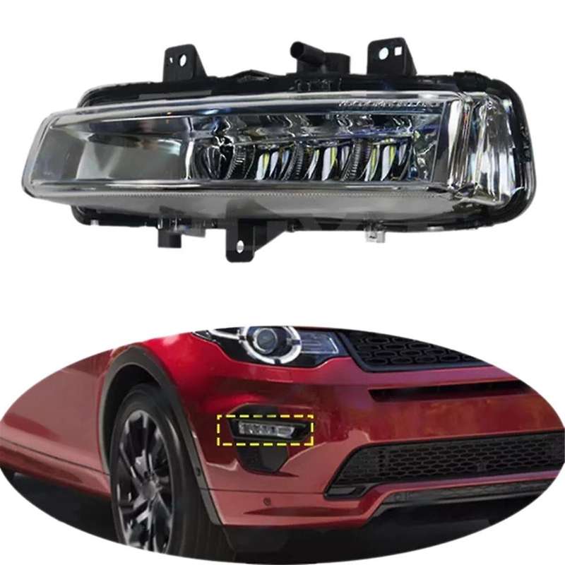 Car Front Left Bumper Fog Lamp LED Daytime Running Light LR077888 for Sport 2015-2019