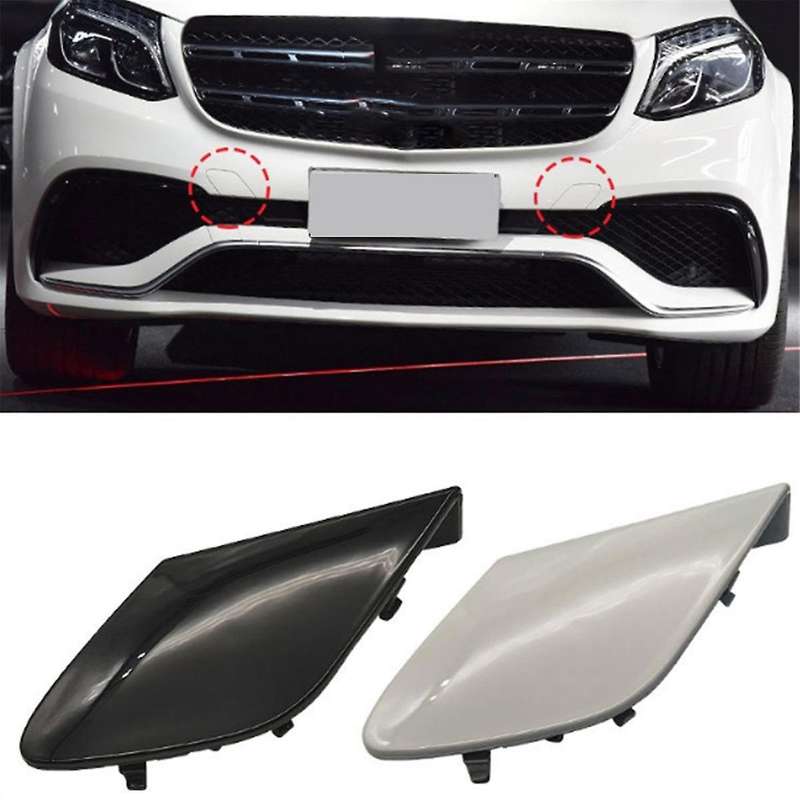 Car Front Left Bumper Towing Hook Cover Tow Hook Cap Painted 2928852922 for - GLS W166 W292 Black
