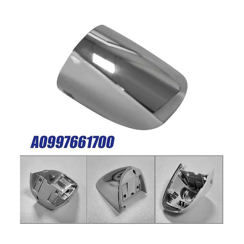 Car Front Left Door Handle Cover A0997661700 for W205/222/253/213 Chrome White Outer Puller Caps Rin