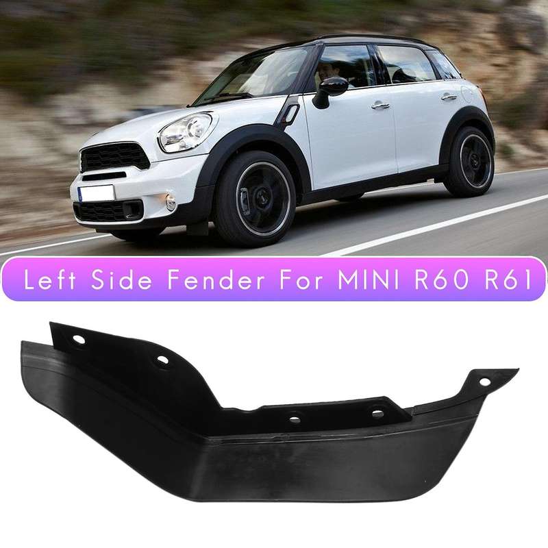 Car Front Left Bumper Windshield Mudguard for One S JCW R60 51759802644 R61 51759802688