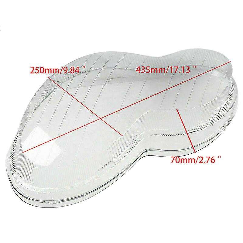 Car Front Left Headlight Clear Lens Lampshade Shell Cover for 2001-2007 W203 C-Class C180 200 230 26