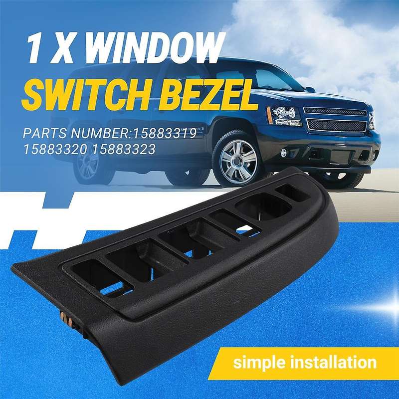 Car Front Left LH Power Window Switch Bezel Fits for 15883319 15883320 15883323