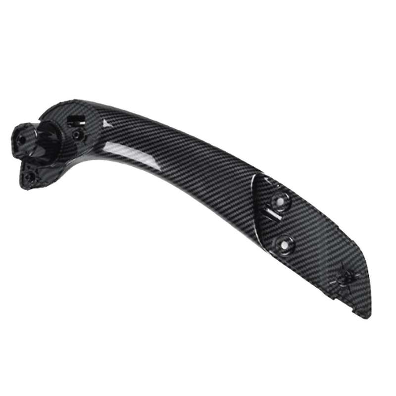 Car Front Left Inner Door Handle for 3 2008-2016 Door Armrest Inner Side Bracket Carbon Fiber Patte