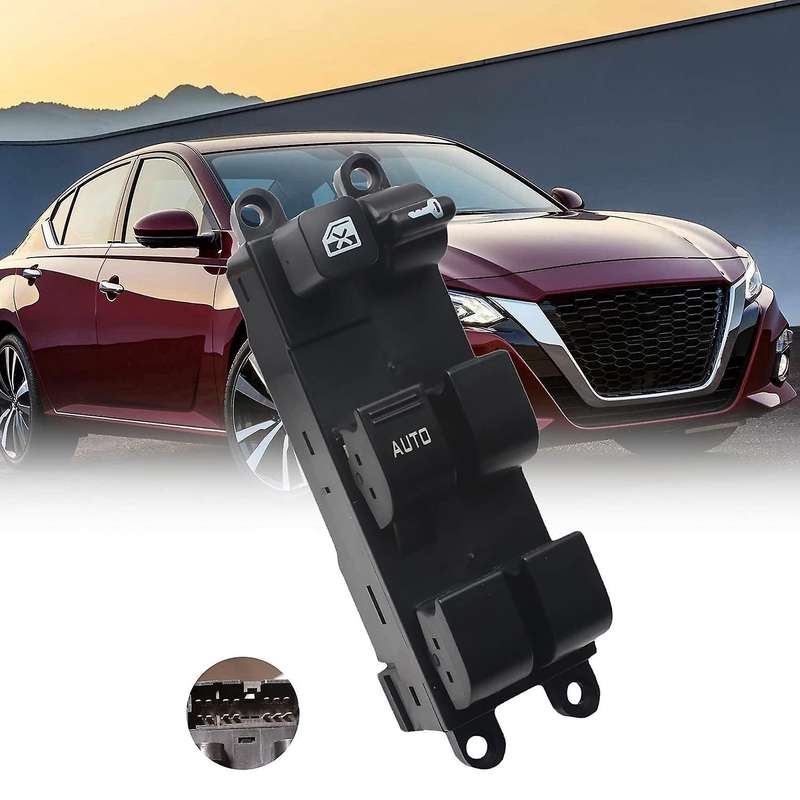Car Front Left Power Window Door Lock Switch for 2000-2004 Frontier 1998-2004 25401-9E000