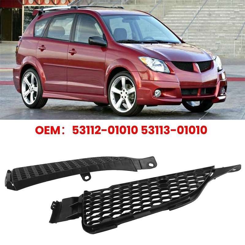 Car Front Left Right Bumper Grille for 2002-2004 53112-01010 53113-01010