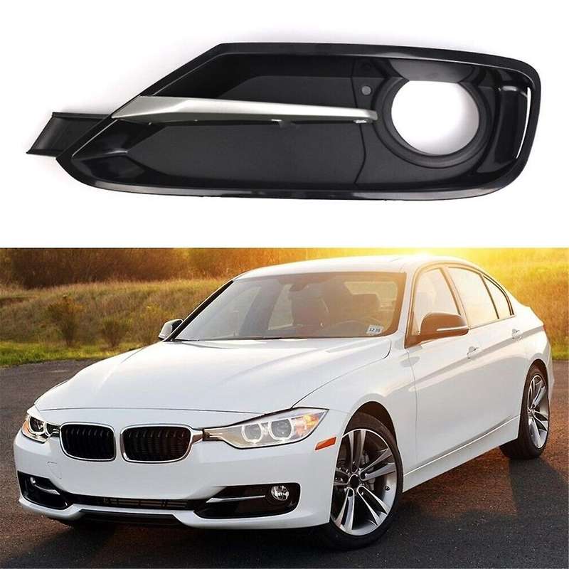 Car Front Left Side Bumper Fog Light Grille Trim Cover for 3 Series F30 F31 2012-2015 51117300739 51