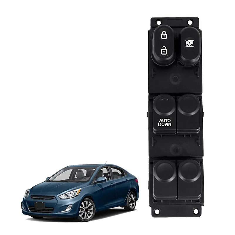 Car Front Left Side Electric Power Master Window Lift Control Switch 93570-1R210 for Accent 2015-201