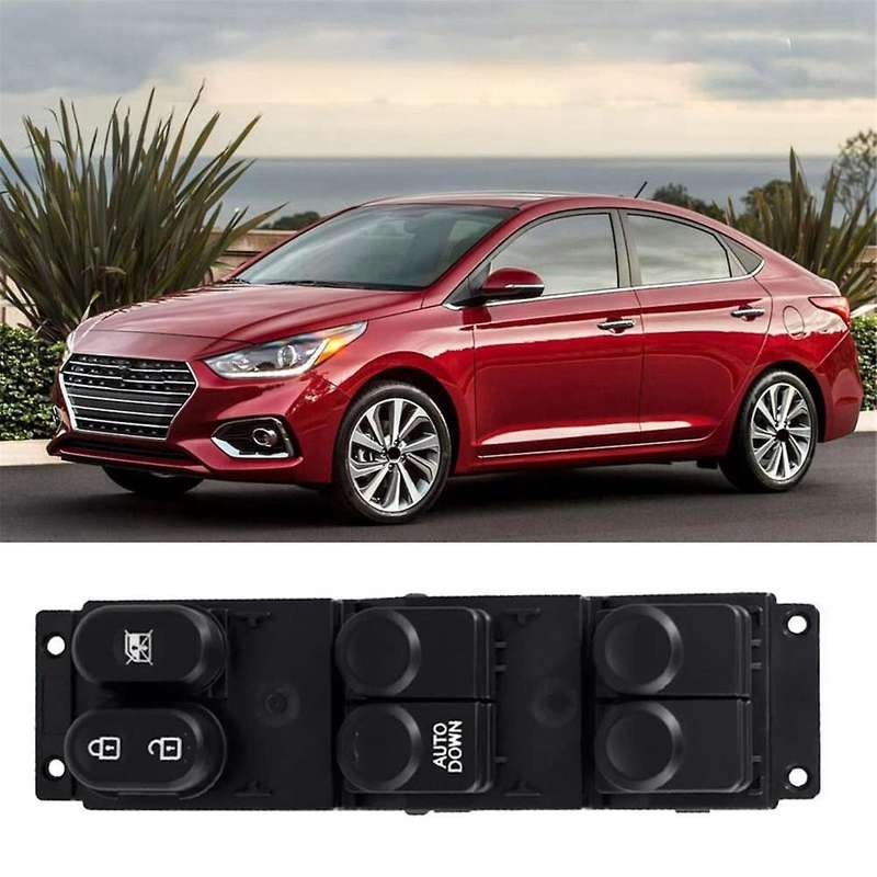 Car Front Left Side Electric Power Master Window Lift Control Switch 93570-1R210 for Accent 2015-201