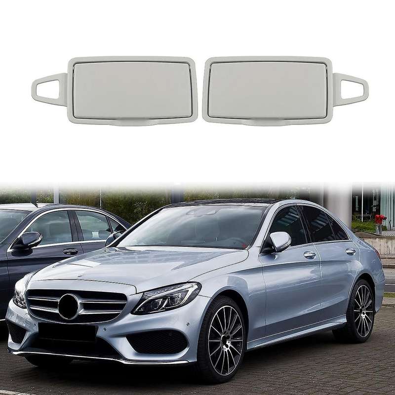Car Front Left Sun Shade Visor Makeup Cosmetic Mirror Cover Replacement for C Class GLC W205 W253 Gr