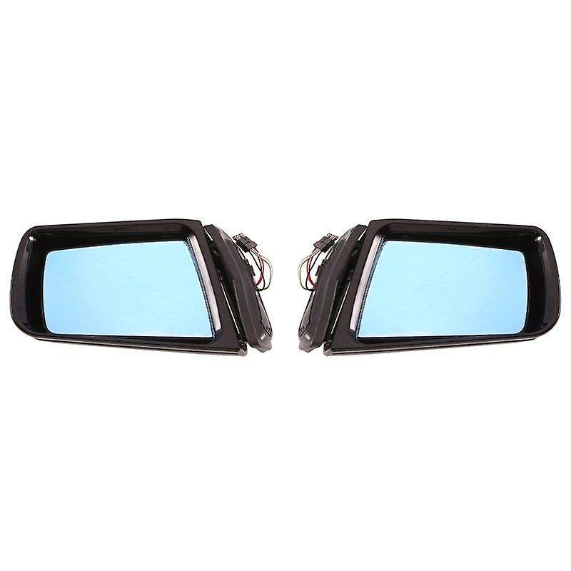 Car Front Left Side Power Mirror Black for C-class 1994-2000