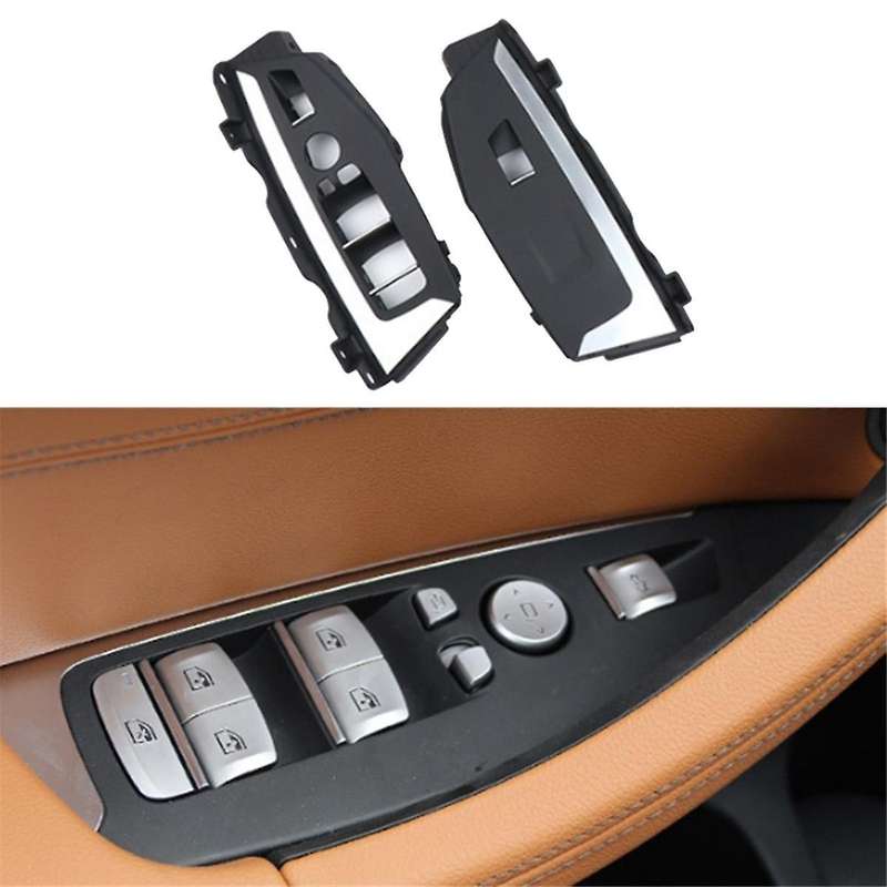 Car Front Left Window Lift Panel Switch Cover Plate Trim for X3 G08 G01 X4 G02 2018-2021 Interior Ac