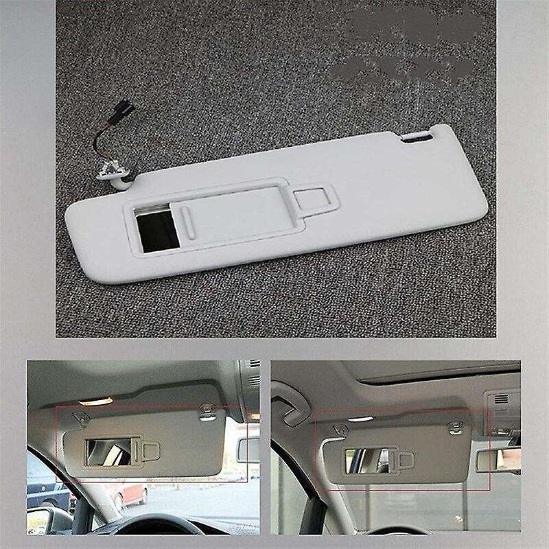 Car Front Left Windscreen Sun Shade Cosmetic Mirror Sun Visor for Golf MK7 VII 2014-2017 5GG857551