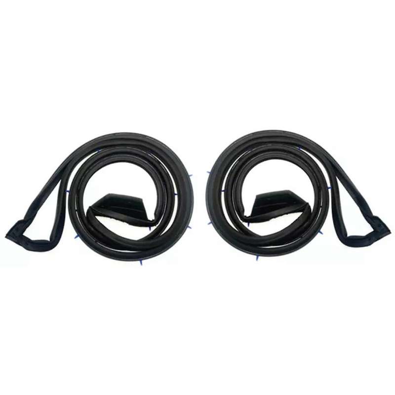 Car Front Left+Right Door Weatherstrip Seal 80830-3RA0A-A11 80831-3RA0A-A11 for Sentra 2013-2018 Rub
