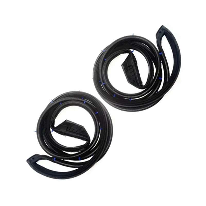 Car Front Left+Right Door Weatherstrip Seal 80830-3RA0A-A11 80831-3RA0A-A11 for Sentra 2013-2018 Rub