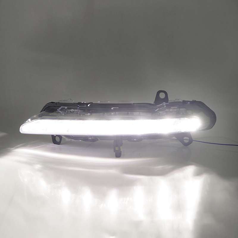 Car Front Left+Right Fog Lamp for S-Class W221 Bumper Fog Light LED DRL Daytime Running