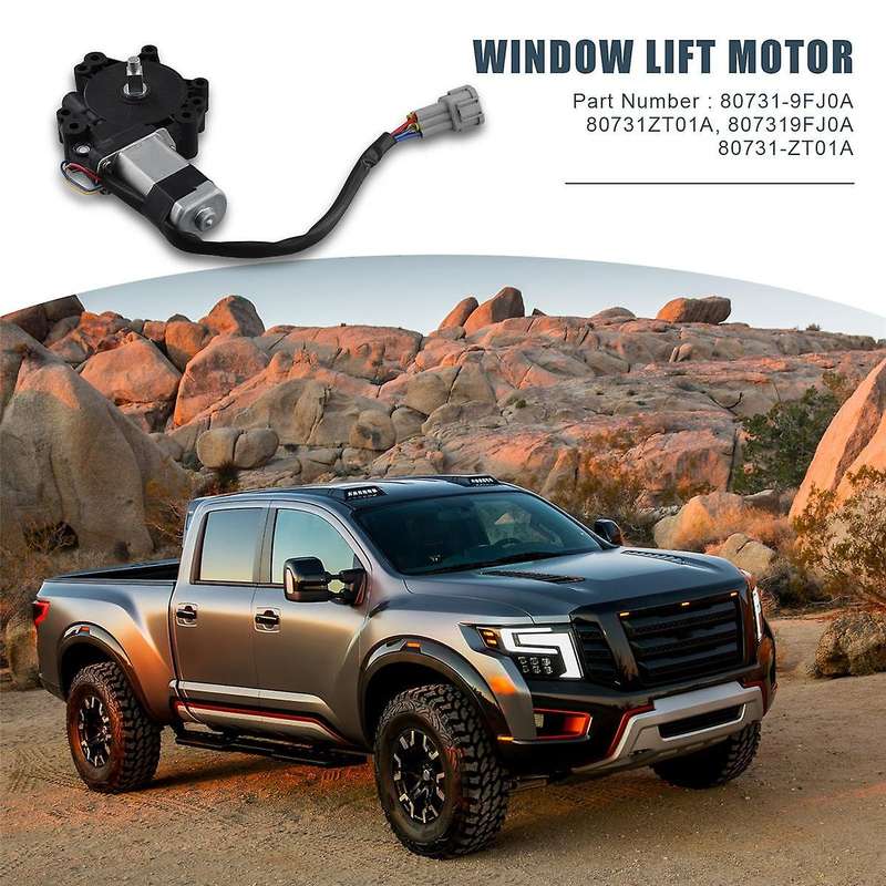 Car Front Left Window Motor for 2004-2019 Glass Lifter Motor 80731-ZE00A 80731-9FJ0A 80731ZE00A