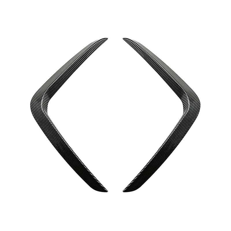Car Front Lights Frames Cover Bumper Trim Spoiler for X3 X4 G01 G02 2022 2023 +(carbon )