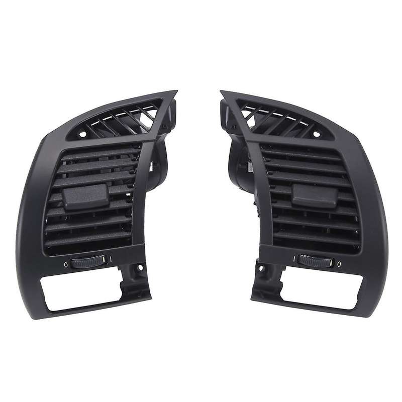 Car Front Lrft + Right Air Vent Outlet without Cup Holder for Z4 E85 E86 2002-2008 Black 6917906 691