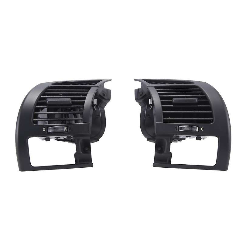 Car Front Lrft + Right Air Vent Outlet without Cup Holder for Z4 E85 E86 2002-2008 Black 6917906 691