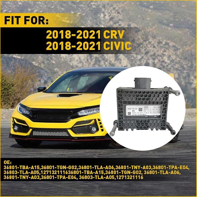 Car Front Radar Distance Sensor Cruise Control Unit 36801-TNY-A03 for -V 2017-2022 Cruise Radar Mod