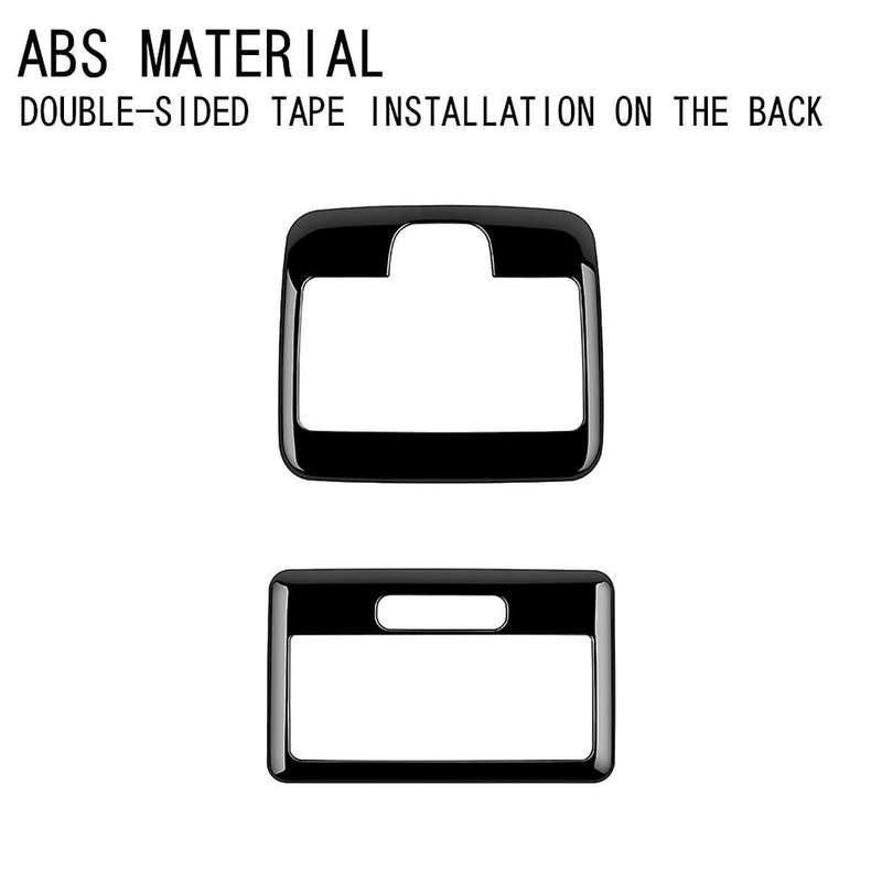 Car Front Reading Light Lamp Cover Trim Sticker for Spacia 2017-2022 Car Roof Sos Button Trim Frame