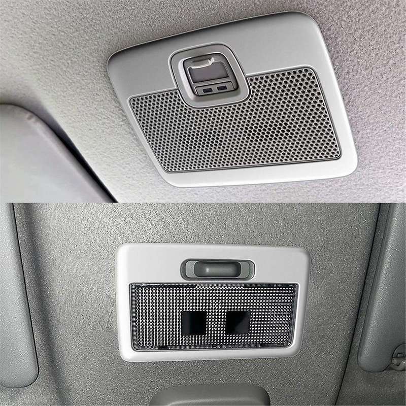 Car Front Reading Light Lamp Cover Trim Sticker for Spacia 2017-2022 Car Roof Sos Button Trim Frame