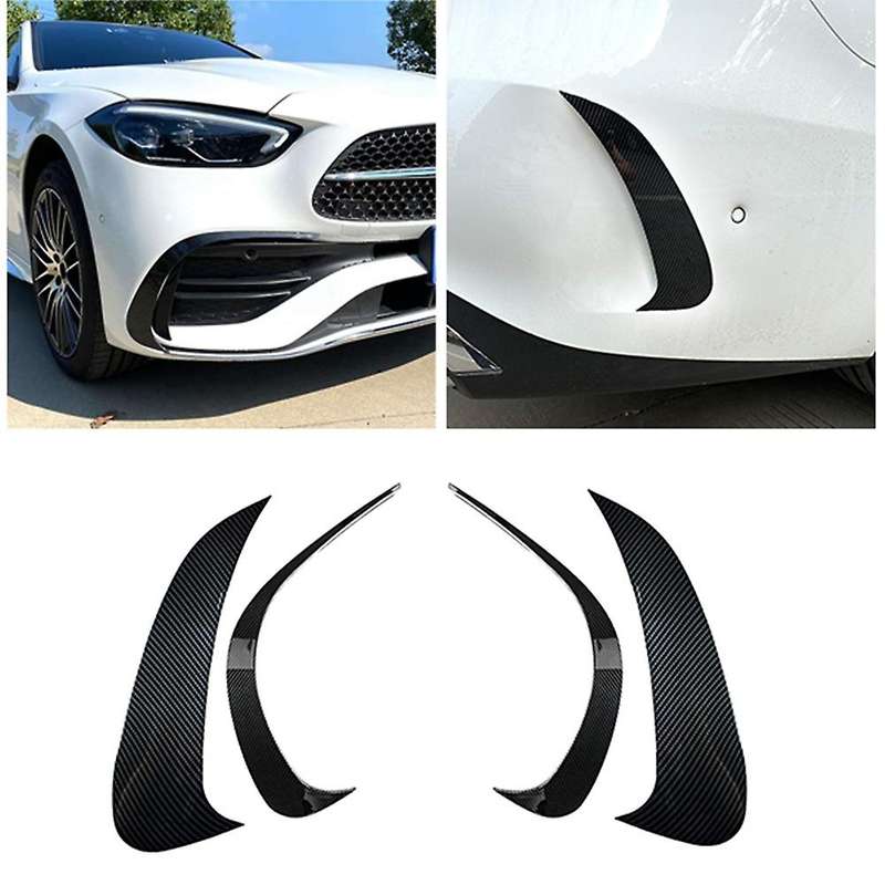 Car Front Rear Bumper Splitter Spoilers Canard Air Knife Surround Trim for C-Class W206 C260 2022 Ca