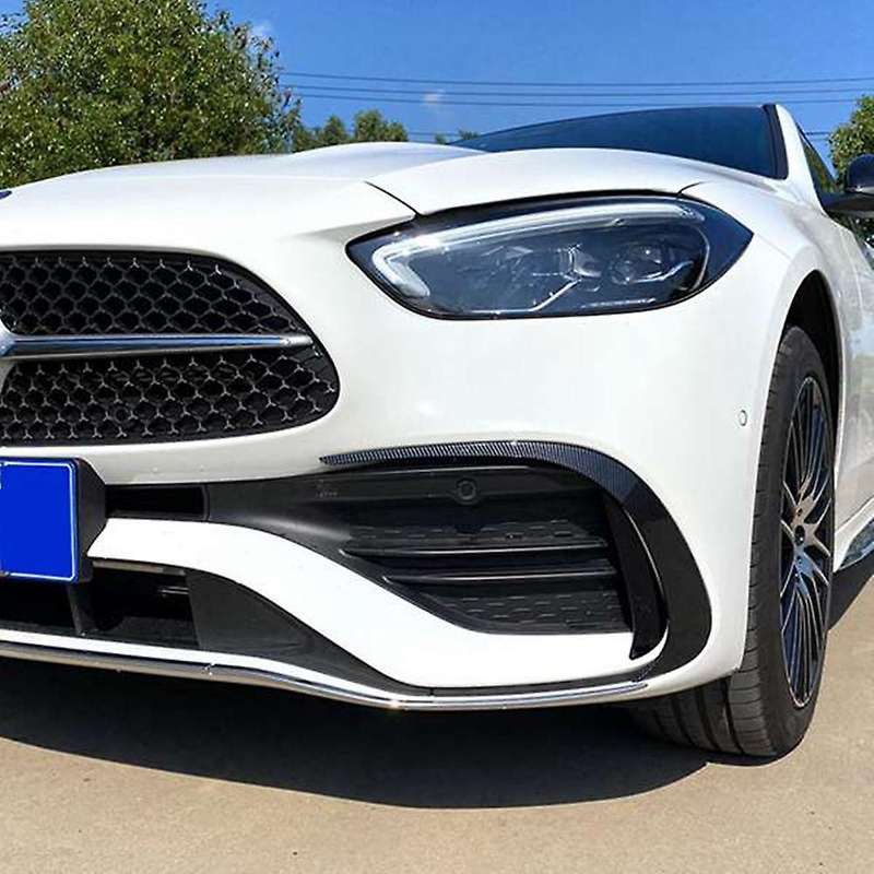 Car Front Rear Bumper Splitter Spoilers Canard Air Knife Surround Trim for C-Class W206 C260 2022 Ca