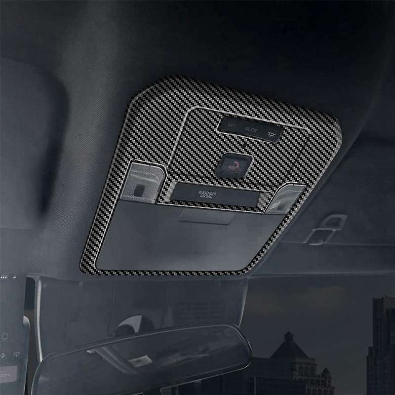 Car Front Reading Light Trim Cover Roof Lamp Panel Frame for 2024 Car Interior Accessories,B