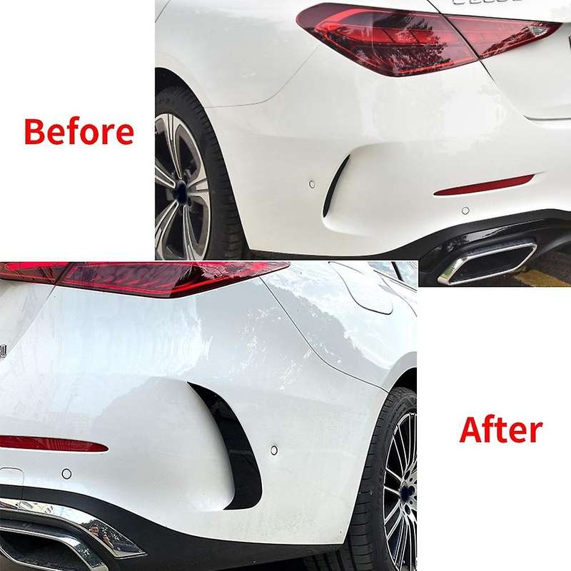 Car Front Rear Bumper Splitter Spoilers Canard Air Knife Surround Trim for C-Class W206 C260 2022 Bl