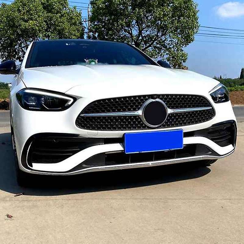 Car Front Rear Bumper Splitter Spoilers Canard Air Knife Surround Trim for C-Class W206 C260 2022 Bl