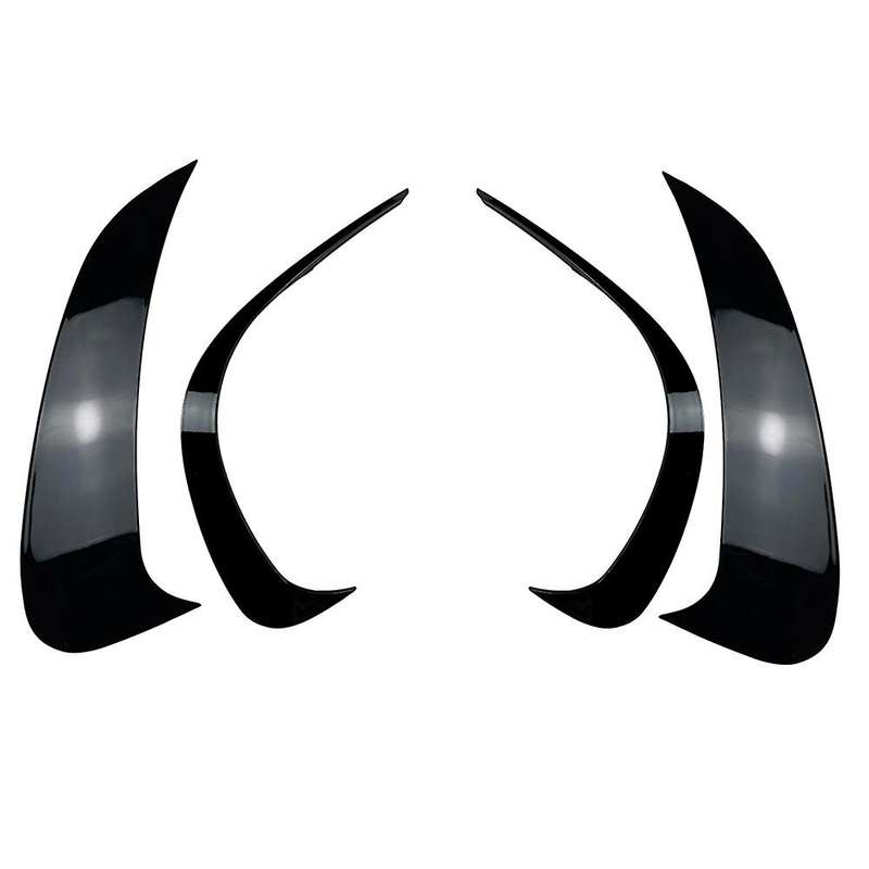 Car Front Rear Bumper Splitter Spoilers Canard Air Knife Surround Trim for C-Class W206 C260 2022 Bl