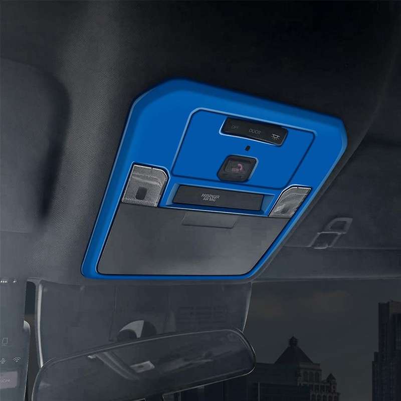 Car Front Reading Light Trim Cover Roof Lamp Panel Frame for 2024 Car Interior Accessories,A