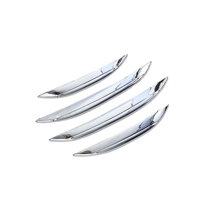Car Front Rear Fog Light Lamp Eyebrow Frame Trim Cover Sticker for Glc Class X254 2023 (silver)