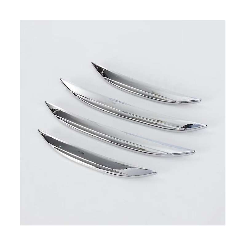 Car Front Rear Fog Light Lamp Eyebrow Frame Trim Cover Sticker for Glc Class X254 2023 (silver)