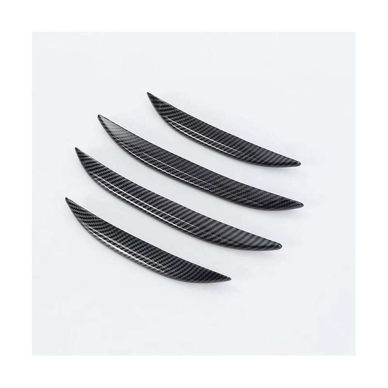 Car Front Rear Fog Light Lamp Eyebrow Frame Trim Cover Sticker for Glc Class X254 2023 (carbon)