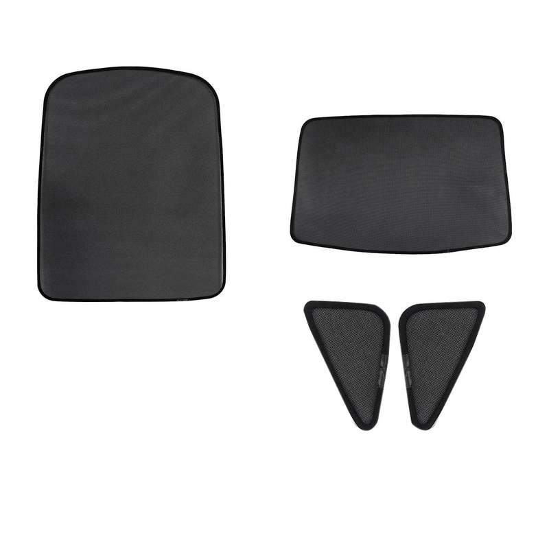 Car Front Rear Sunroof Skylight Shading Net Sun Shades Glass Roof Sunshade Triangular Window Sunshad