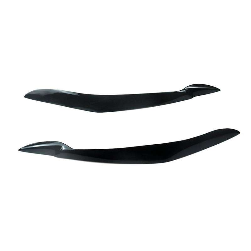 Car Front Resin Headlight Eyebrow Eyelid Cover for X5 E70 2007-2013 Gloss Black