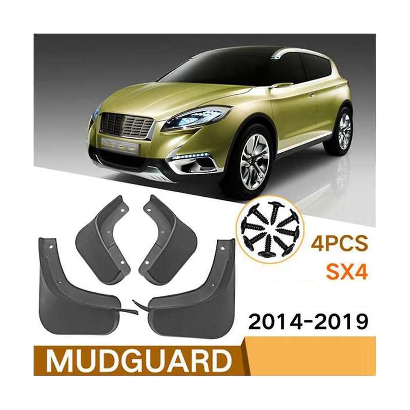 Car Front Rear Wheel Fenders Mudflap Splash Guards Mudguards for S- Sx4 2014 2015 2016 2017 2018 20