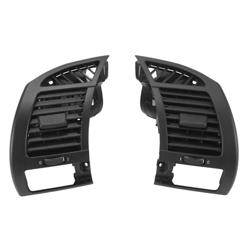 Car Front Right Air Vent Outlet Grille without Cup Holder for Z4 E85 E86 2002-2008 Black 6917906