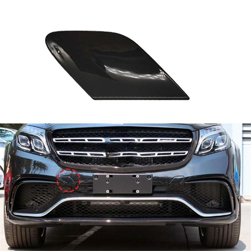 Car Front Right Bumper Towing Hook Cover Tow Hook Cap Painted 2928853022 for - GLS W166 W292 Black