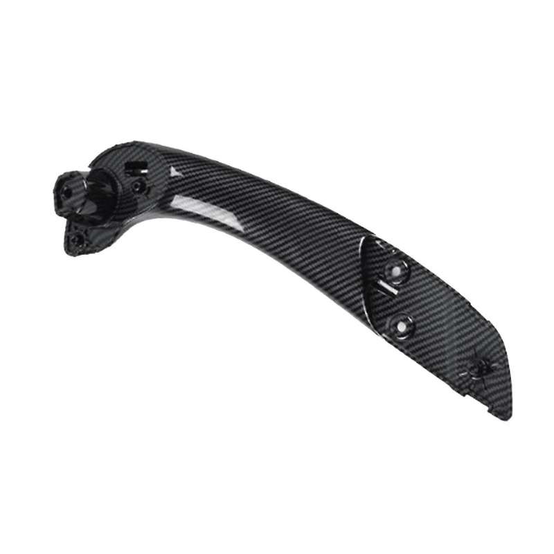 Car Front Right Inner Door Handle for 3 2008-2016 Door Armrest Inner Side Bracket Carbon Fiber Patt