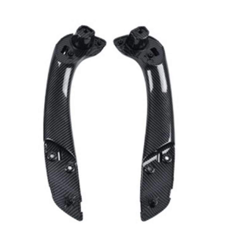 Car Front Right Inner Door Handle for 3 2008-2016 Door Armrest Inner Side Bracket Carbon Fiber Patt