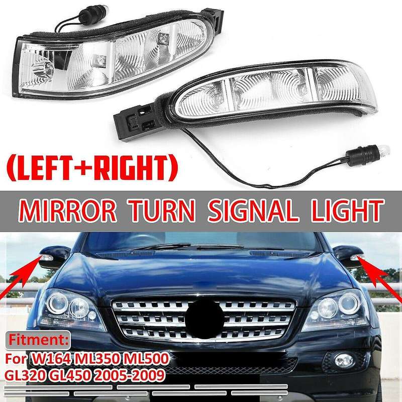 Car Front Right Mirror Turn Signal Light Turn Side Lamp for W164 X164 W164 ML GL300 R320 R350 R450 R