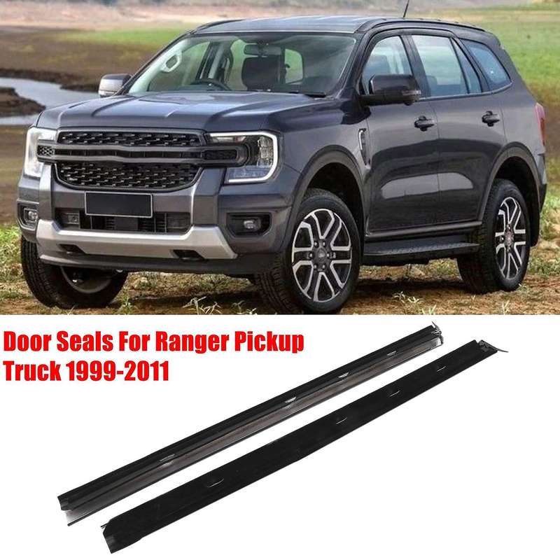 Car Front Right Outer Window Belt Molding Weatherstrip Seal Pair for Pickup Truck 1999-2011