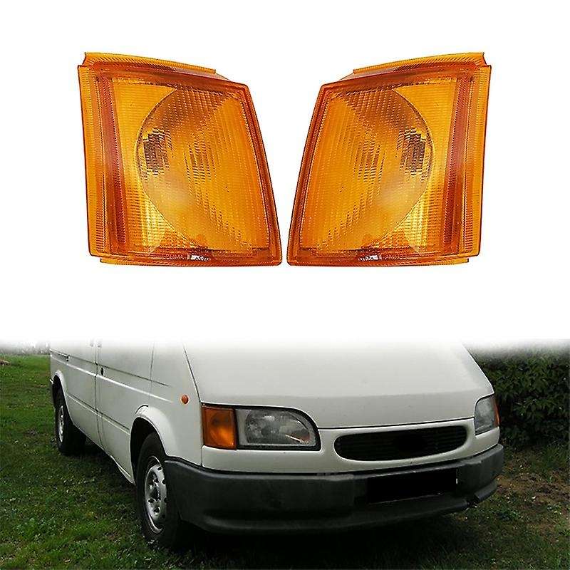 Car Front Right Side Corner Light Turn Signal Indicator Light Lamp for Transit MK4 MK5 1991-2000