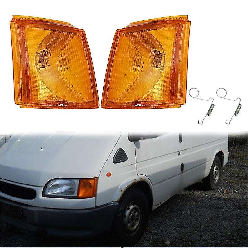 Car Front Right Side Corner Light Turn Signal Indicator Light Lamp for Transit MK4 MK5 1991-2000