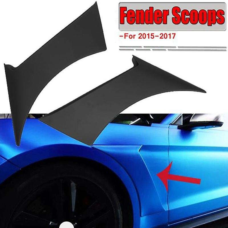 Car Front Side Door Scoops Frame Cover for GT350 Style 2015-2018 Scoops Cover